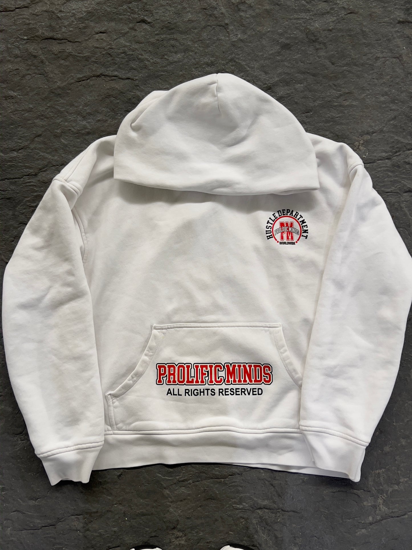 PROLIFIC MINDS “HUSTLE DEPARTMENT” HOODIE